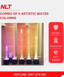 NLT – Combo of 5 artistic water columns DMX512