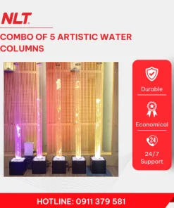 NLT – Combo of 5 artistic water columns DMX512