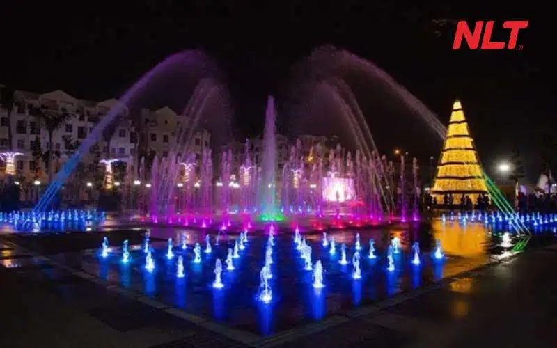 Nhạc nước ở quảng trường Hòa Bình Square, Gò Vấp