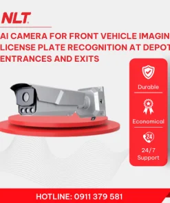AI camera for front vehicle imaging and license plate recognition at depot entrances and exits - DS-TCM403-BI/Hikvision