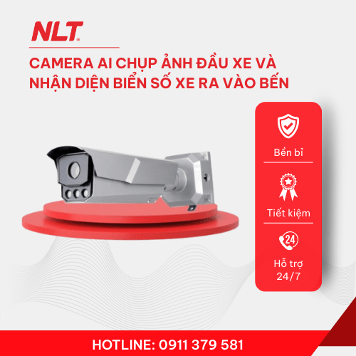 Camera AI chụp ảnh đầu xe và nhận diện biển số xe ra vào bến - DS-TCM403-BI/Hikvision