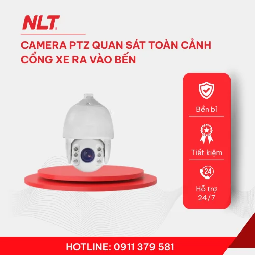Camera PTZ quan sát toàn cảnh cổng xe ra vào bến – DS-2DE7225IW-AE/Hikvision