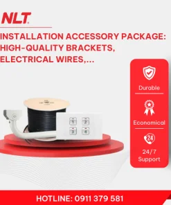 NLT – Installation accessory package: High-quality brackets, electrical wires, switches, network cables, sockets, switches, screws, …