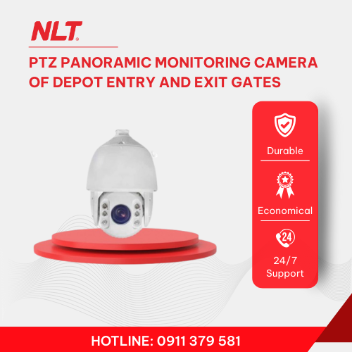 PTZ panoramic monitoring camera of depot entry and exit gates - DS-2DE7225IW-AE/Hikvision