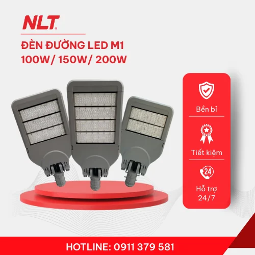 NLT – Đèn đường LED M1, chip SMD 100W/ 150W/ 200W