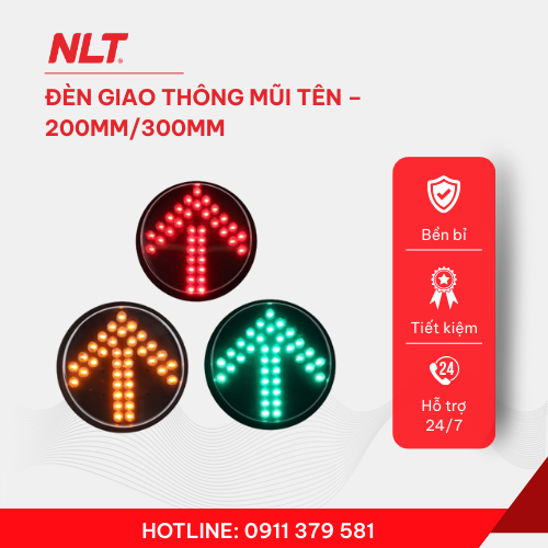 Đèn giao thông mũi tên – 200mm/300mm