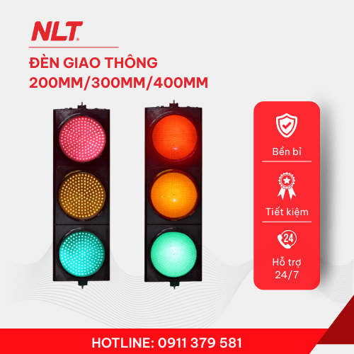Đèn giao thông 200mm/300mm/400mm