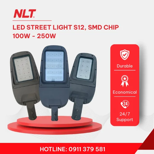 NLT – LED street light S12, SMD chip 100W/150W/200W/250W