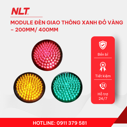 Module đèn giao thông Xanh Đỏ Vàng – 200mm/ 400mm