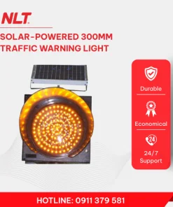 NLT – Solar-powered 300mm traffic warning light