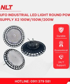 UFO industrial LED light round power supply X2 100W/150W/200W