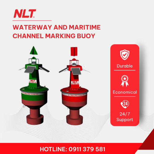 Waterway and maritime channel marking buoy