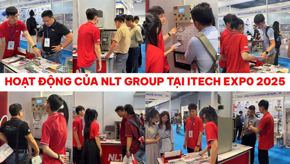 Gian hàng NLT Group hoạt động sôi nổi tại hội chợ triển lãm ITECH EXPO 2025