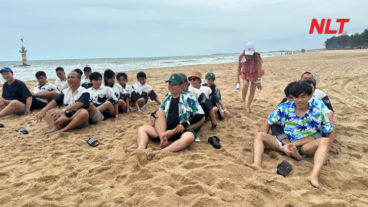 Các trò chơi vận động tại NLT giúp không khí vui vẻ, thách thức hấp dẫn và tinh thần hết mình