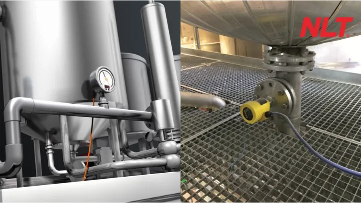 Cảm biến gas được tích hợp linh hoạt vào nhiều vị trí đường ống và bồn chứa trong nhà máy