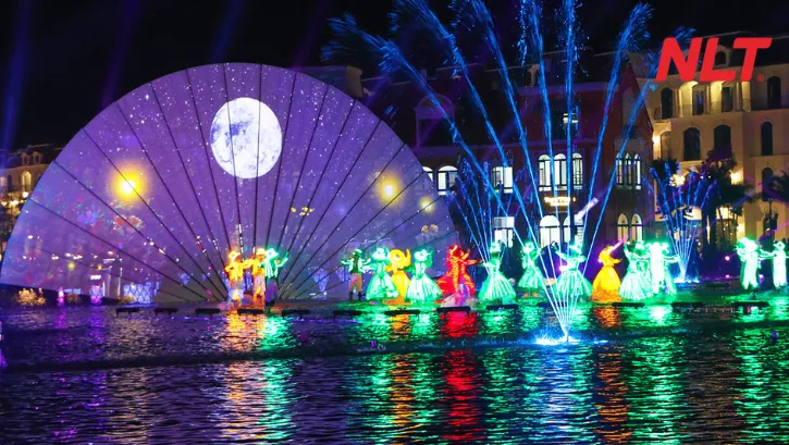 Nhạc nước nghệ thuật mang lại hiệu ứng đặc sắc cho không gian