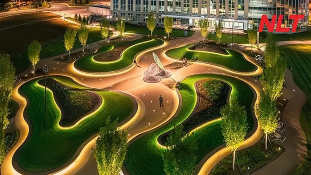 Ánh sáng được bố trí hài hòa giúp tôn vinh kiến trúc, cảnh quan và tạo điểm nhấn thị giác cho không gian