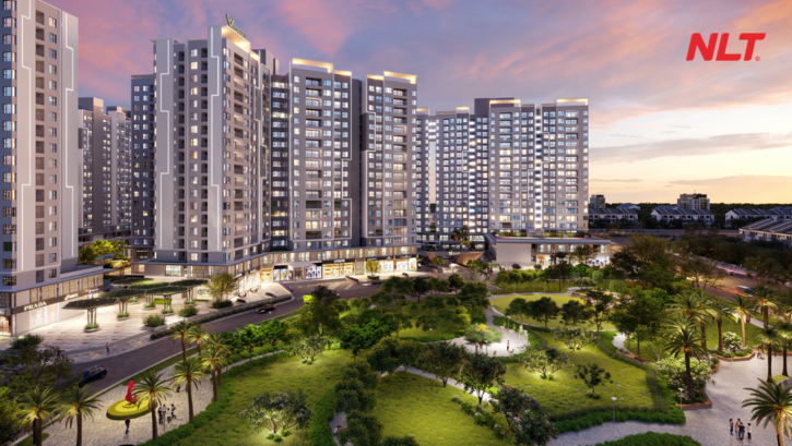 Cảnh quan đô thị được thi công đồng bộ tạo không gian sống xanh - hài hòa - hiện đại