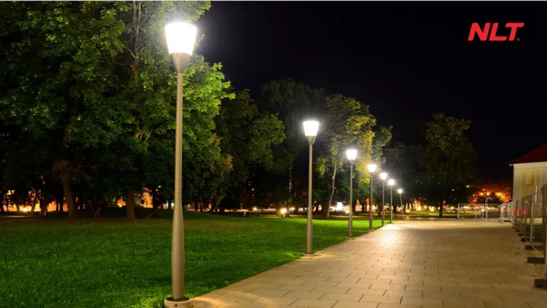 Chiếu sáng công viên đồng bộ cho lối đi, cây xanh và không gian sinh hoạt, bảo đảm an toàn và trải nghiệm về đêm