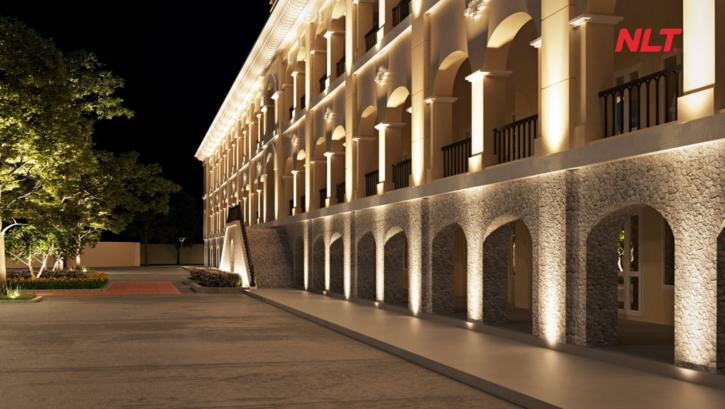 Chiếu sáng tòa nhà theo chuẩn ESG tôn kiến trúc, ánh sáng êm và tiết kiệm năng lượng