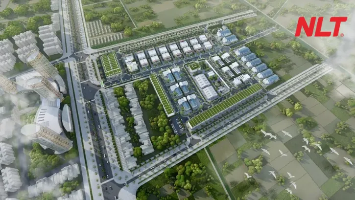 Hạ tầng kỹ thuật được NLT Group thi công theo tiêu chuẩn quốc tế