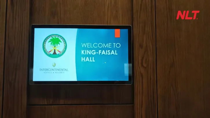 Màn hình LED tích hợp được tối ưu theo từng khu vực, đảm bảo chất lượng hiển thị ổn định trong phòng hội nghị thông minh