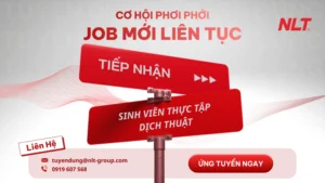 NLT Group tuyển dụng Dịch thuật
