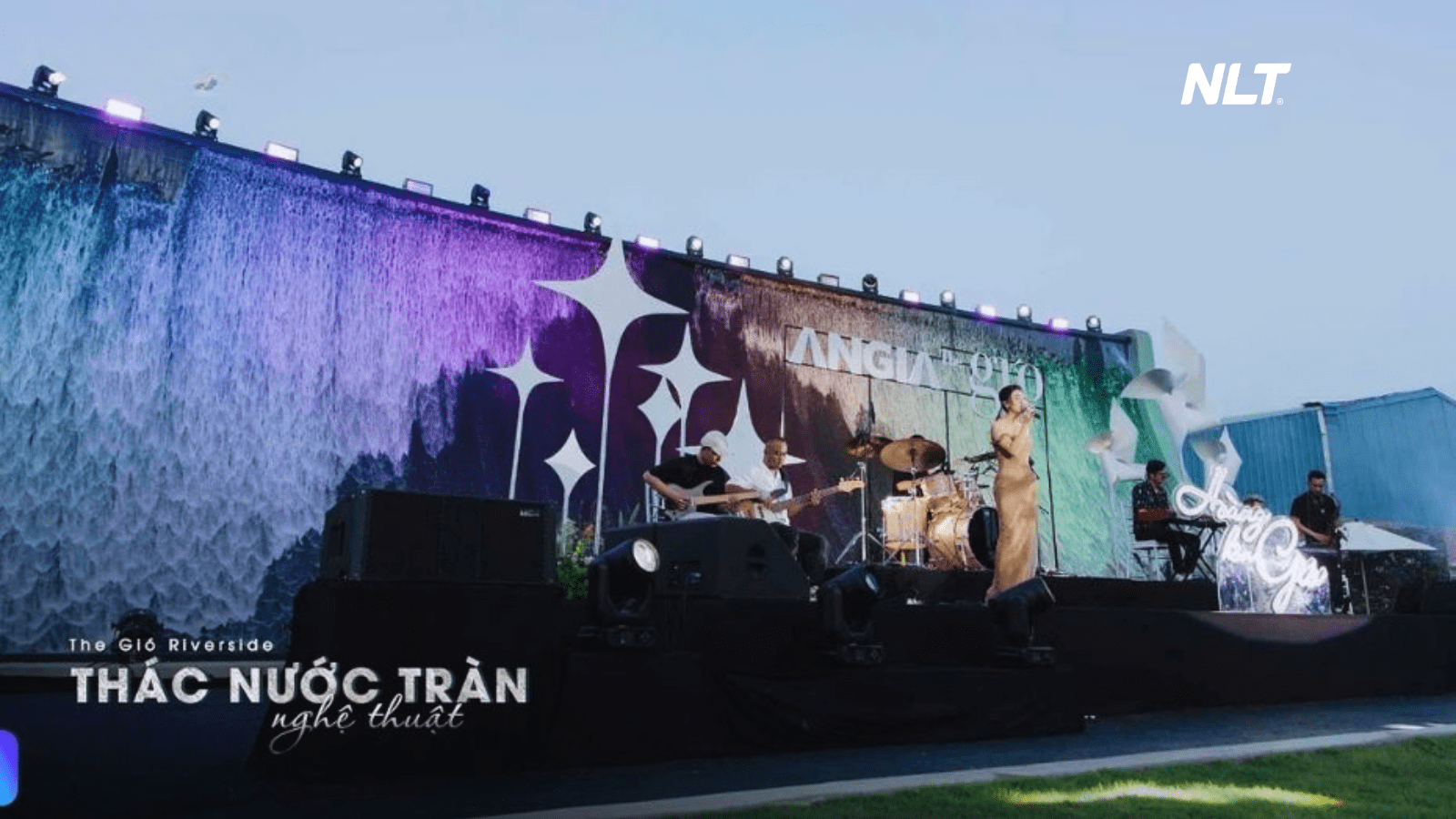 Thác nước tràn nghệ thuật The Gió Riverside - NLT Group