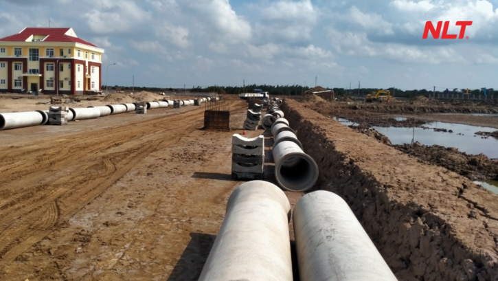 Tuyến ống và kênh mương quy mô lớn đóng vai trò chủ lực trong điều tiết nước mưa và kiểm soát ngập trong thi công hạ tầng kỹ thuật