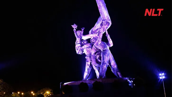 Chiếu sáng tượng đài góp phần thể hiện bản sắc văn hóa và lịch sử vùng miền địa phương