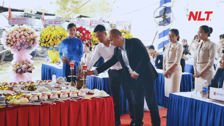 Chủ tịch NLT Group  - TS. Bùi Hữu Phú tham dự lễ khởi công Dự án Trường Á Châu Đà Nẵng