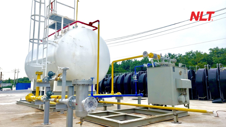 Khu vực nhà máy và kho gas đòi hỏi hệ thống smart gas được thiết kế đồng bộ với hạ tầng và vận hành công nghiệp