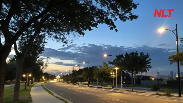 Kiểm tra góc chiếu theo từng đoạn tuyến để tránh tối cục bộ ở đoạn cong dốc và vật cản