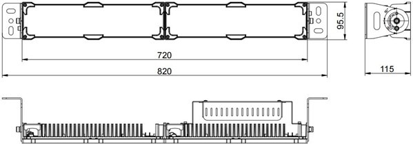 den pha led dang thanh 200w kich thuoc