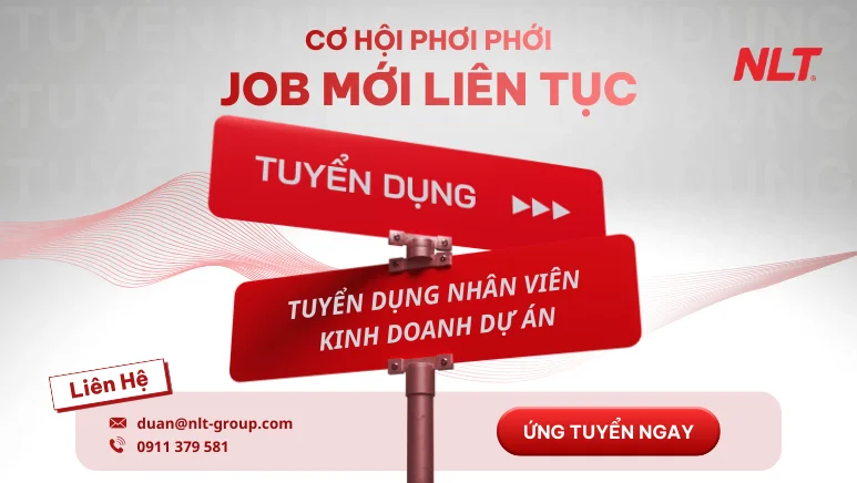 NLT Group tuyển dụng nhân viên kinh doanh dự án