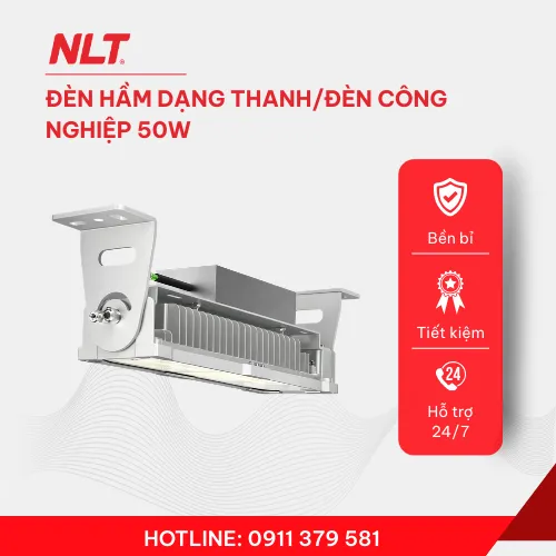 NLT Group cung cấp đèn hầm dạng thanh/đèn công nghiệp 50W