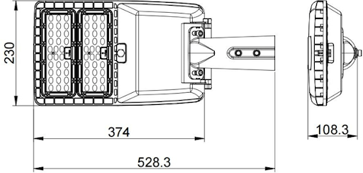 nlt kich thuoc den duong led 100w