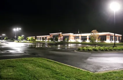 Ứng dụng đèn pha LED 300W bãi đỗ xe ngoài trời