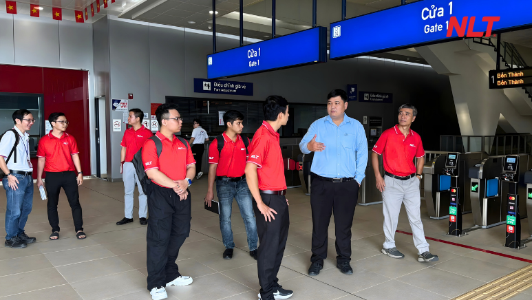 NLT Group khảo sát thực địa tại Metro Hồ Chí Minh khẳng định tinh thần chủ động, trách nhiệm và sự phối hợp đồng bộ với HCMC Metro