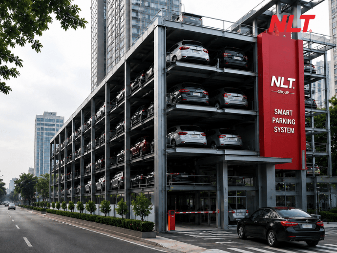 NLT Group provides the No.1 smart parking system in Vietnam