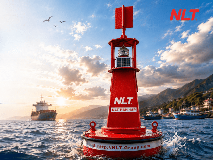 NLT Group provides the No.1 smart maritime navigation buoy system in Vietnam